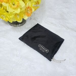 Coach Purse Dust Bag SatinDrawstring Brown Cloth 23"x20" Storage Bag (Clean)